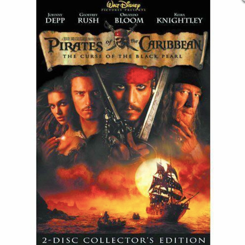 PIRATES OF THE CARIBBEAN Disney Movie  DVD *